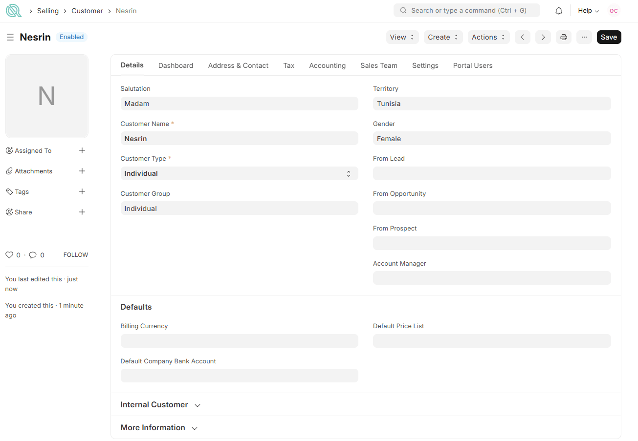 Gestion Client - Mode Clair